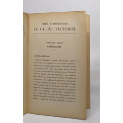Pour comprendre - le calcul vectoriel