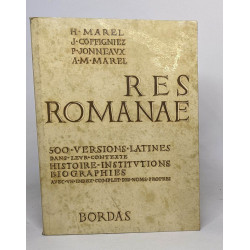 Res romanae - 500 versions latines dans leur contexte