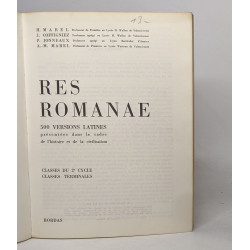 Res romanae - 500 versions latines dans leur contexte