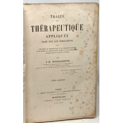 Voir cette image Traité de thérapeutique appliquée basée sur les...