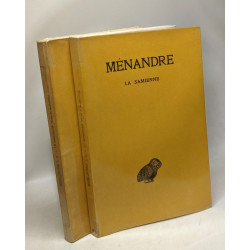 Ménandre - TOME I.1. La Samienne (1971) + TOME I.2. Le Dyscolos...
