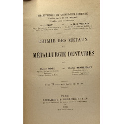 Chimie des métaux et métallurgie dentaires - bibliothèque du...