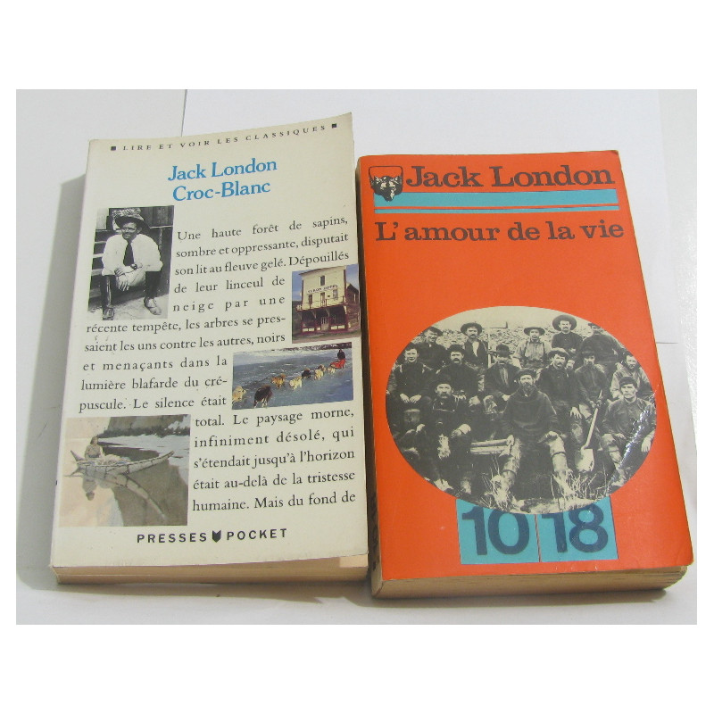 (Lot de 2 livres ) Croc-Blanc - l'amour de la vie