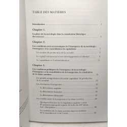 L'émergence de la sociologie
