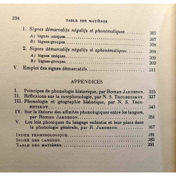 Principes de phonologie - réimpression de la Ire édition de 1949