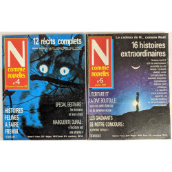 N comme nouvelles --- 11 premiers numéros: N°1 juillet/août 1986...