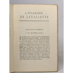 L'évasion de Lavalette