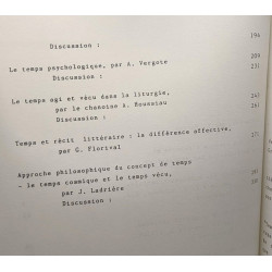Temps et Devenir - groupe de synthèse Louvain