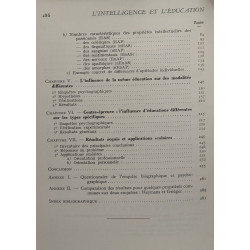L'intelligence et l'éducation intellectuelle - investigations...