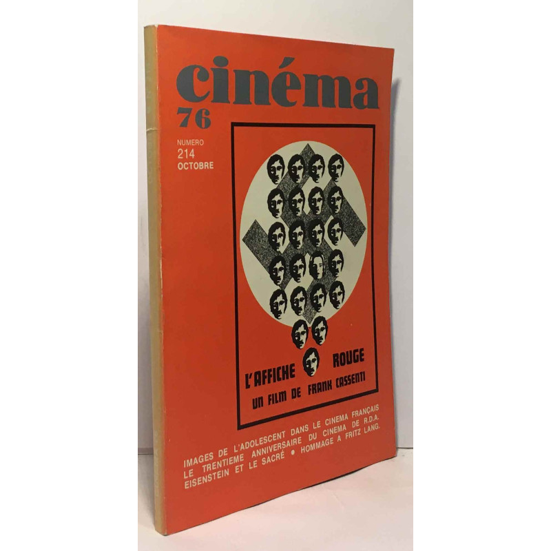 Cinéma 76 numéro 214 octobre -- l'affiche rouge un film de Frank...