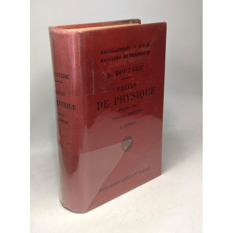 Précis de physique d'après les théories modernes