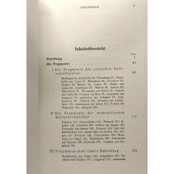 Die Fragmente Der Griechischen Kultschriftsteller / Ancient...