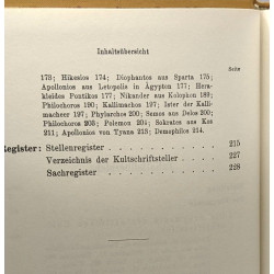 Die Fragmente Der Griechischen Kultschriftsteller / Ancient...