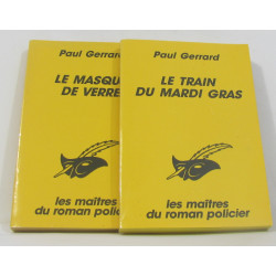 Le train du Mardi gras - le masque de verre ( lot de 2 livres)