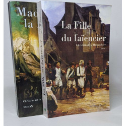 Lot de 2 ouvrages de Christian de la Hubaudière: La fille du...