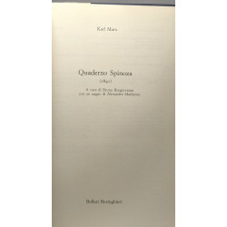 Quaderno Spinoza 1841
