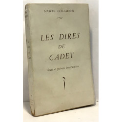 Les dires de cadet - pièces et poèmes bourbonnais