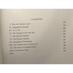 Ancient athenian calendars on stone - VOLUME 4 N°4 pp.267-402...