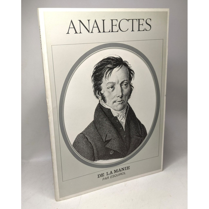 De la manie - ANALECTES