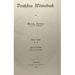 Deutsches Wörterbuch - erster band + zweite band + dritter band...