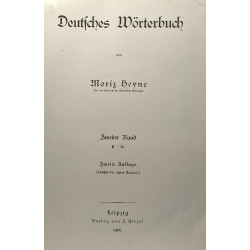 Deutsches Wörterbuch - erster band + zweite band + dritter band...