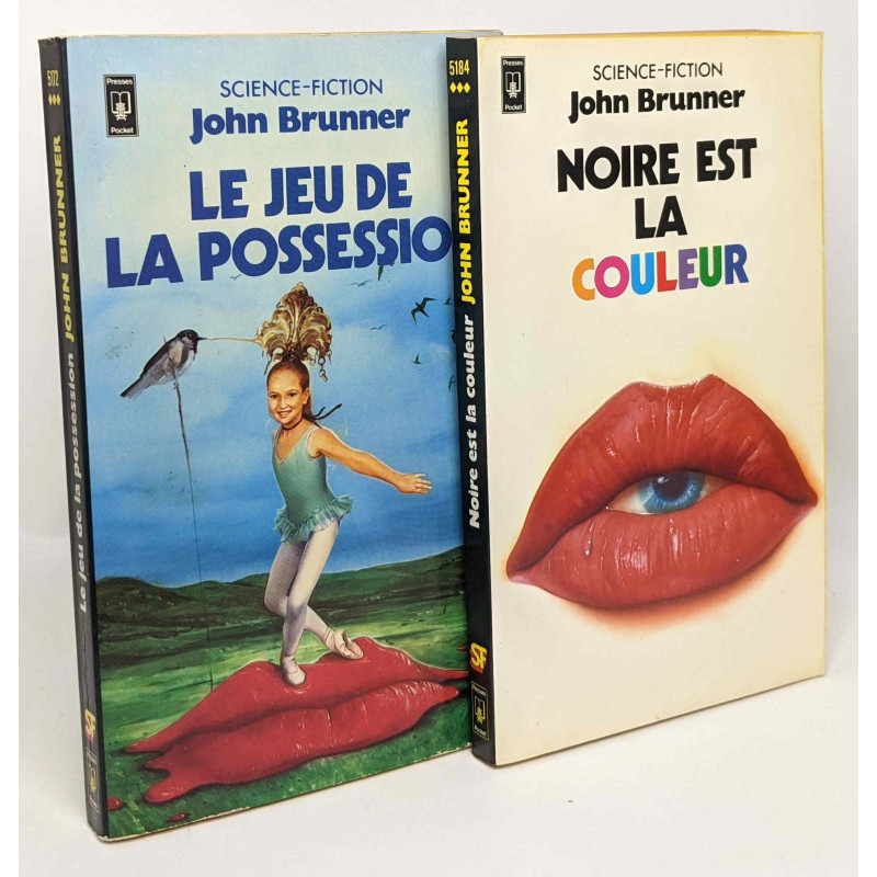 Noire est la couleur + Le jeu de la possession --- 2 livres