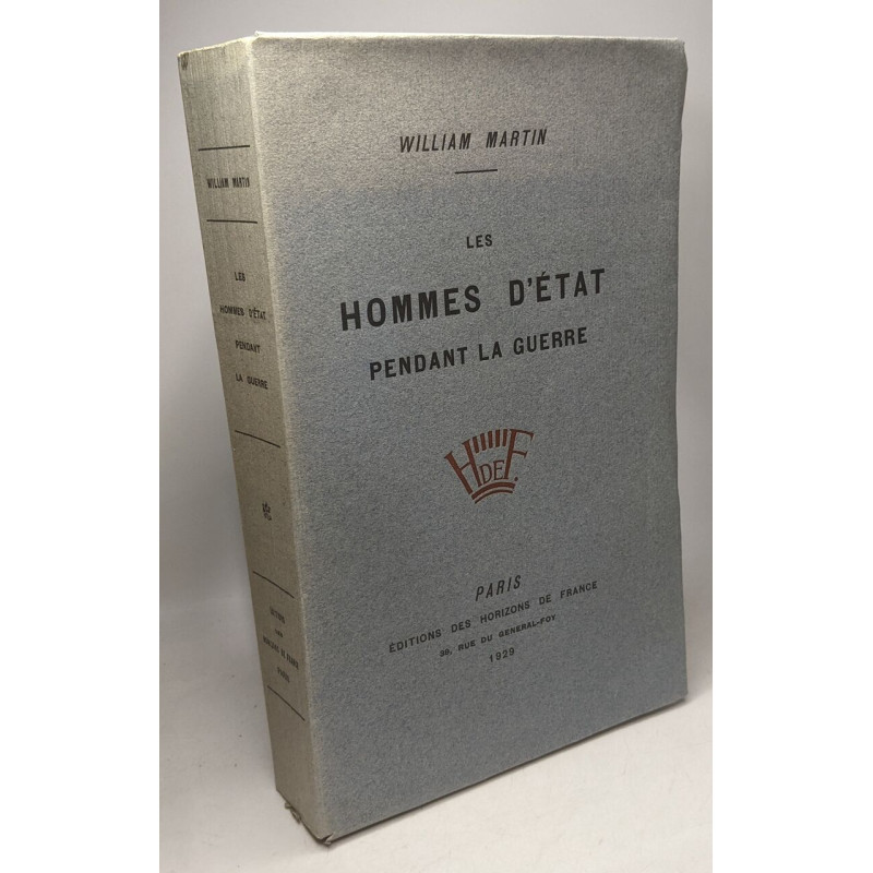 Les Hommes d'état pendant la guerre