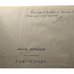 Annales historiques de la commune de Farciennes - TOME UN et DEUX...