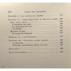 Le niveau de la science hippocratique