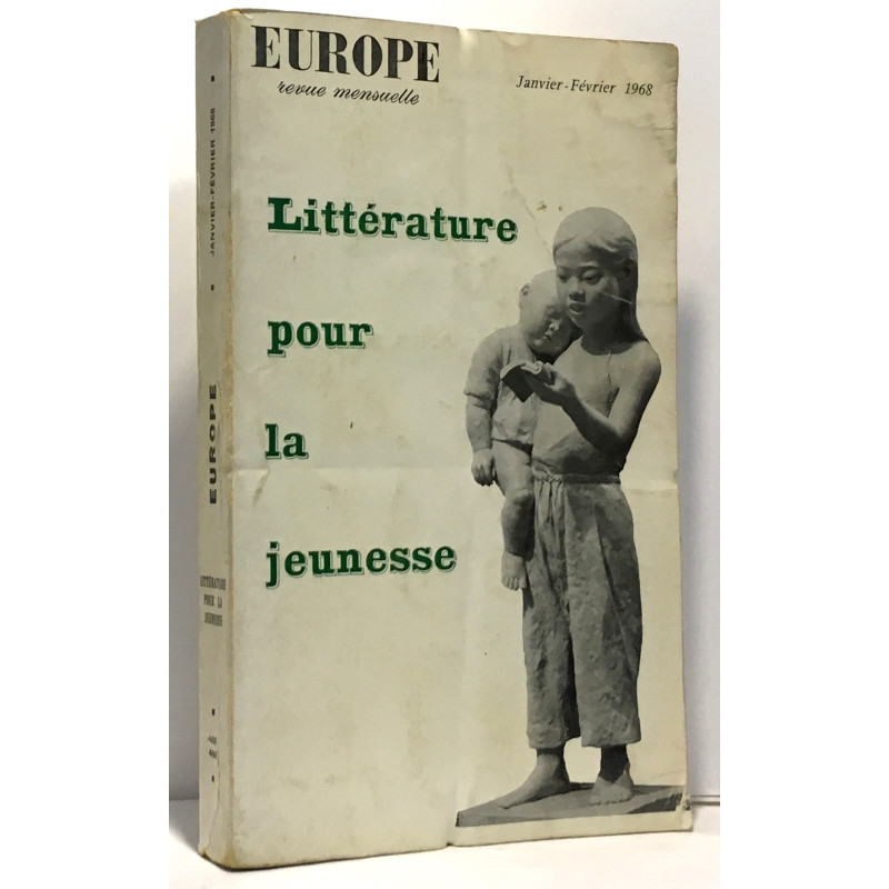 Europe - Littérature pour la jeunesse. - N°465-466 de janvier...