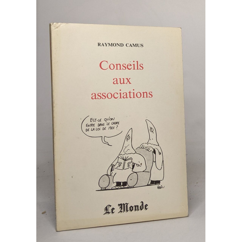 Conseils aux associations