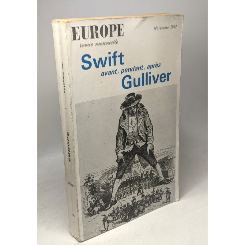 Europe revue mensuelle novembre 1967 swift avant pendant après...