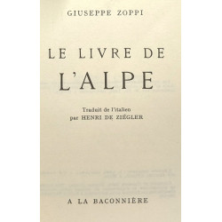Le livre de l'Alpe