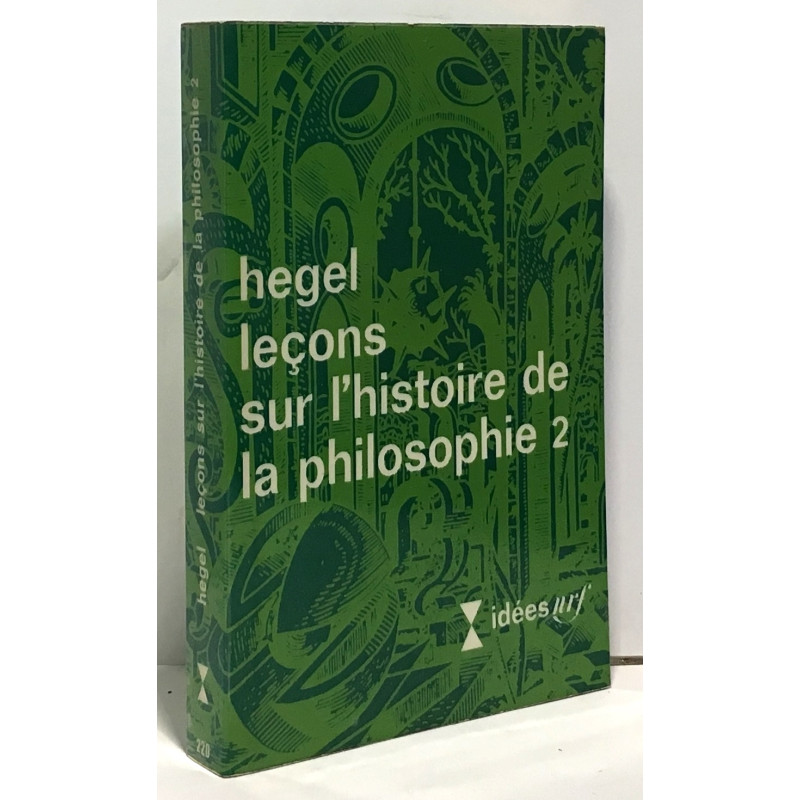 Leçons sur l'histoire de la philosiphie 2