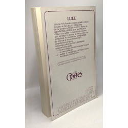Lulu - livret bilingue - Opéra en 3 actes