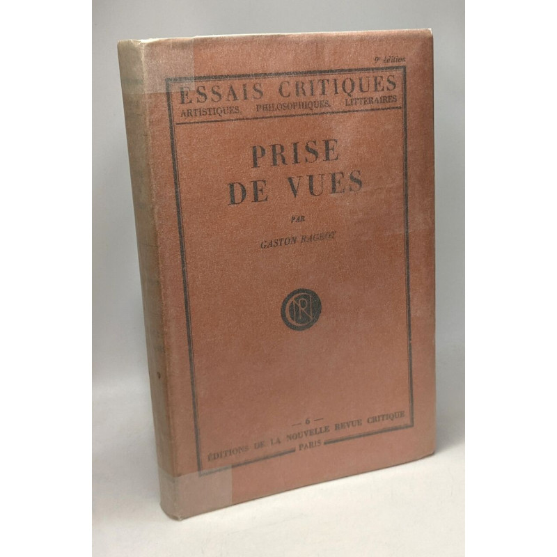 Prise de vues - les moeurs d'après le théâtre