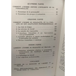 Psychopathologie du travail - collection des sciences humaines...