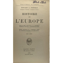 Histoire de l'Europe - bibliothèque historique