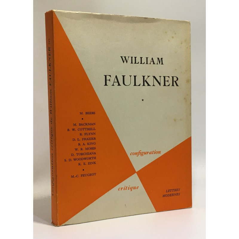 Configuration critique de William Faulkner --- la revue des...