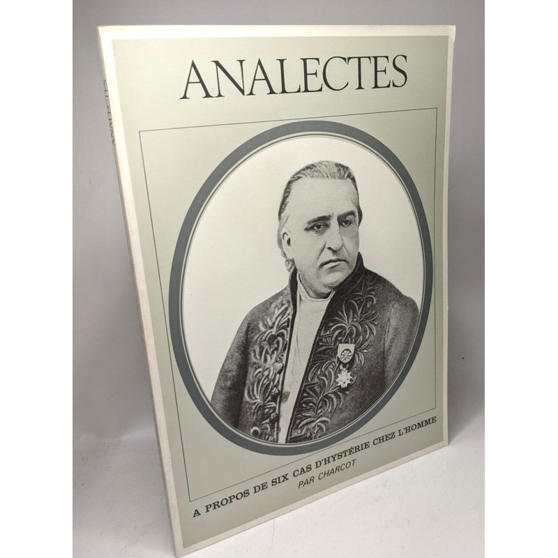 À propos de six cas d'hystérie chez l'homme - ANALECTES...