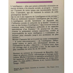Les dessous de l'intelligence ou L'illusion scientifique