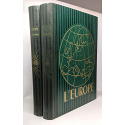 L'Europe - géographie en deux volumes TOME 1 + TOME 2 trois...