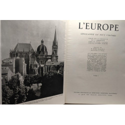L'Europe - géographie en deux volumes TOME 1 + TOME 2 trois...
