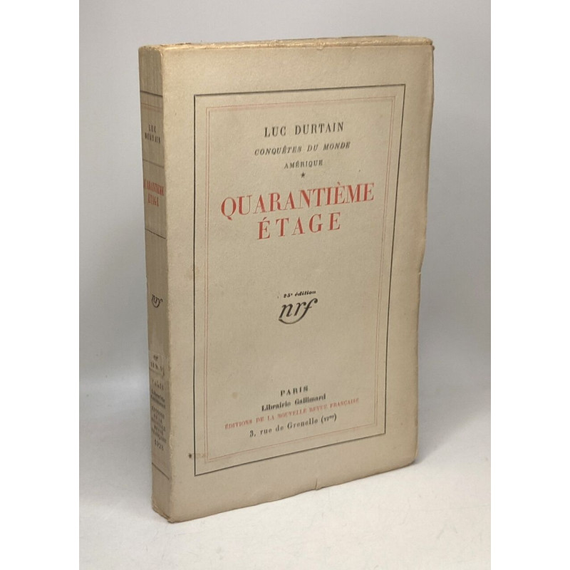 Quarantième étage - Conquêtes du monde Amérique