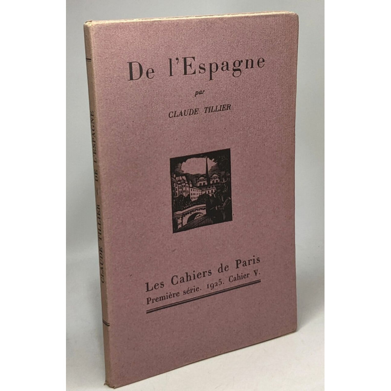 De l'Espagne - Première série Cahier V