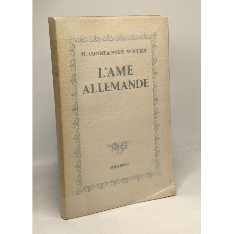L'âme allemande