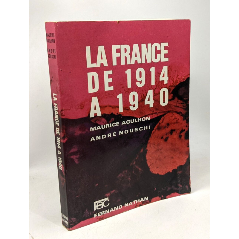 La France de 1914 à 1940
