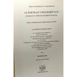 Le portrait chez Marivaux - étude d'un type de segment textuel -...