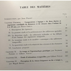 Perception et notion du temps - études d'épistémologie génétique...
