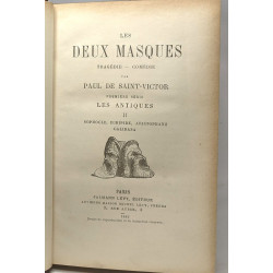 Les deux masques - tragédie comédie - Première série les antiques...